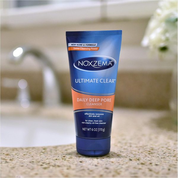 ⁦Noxzema Ultimate Clear Daily Deep Pore Cleanser 6 Oz (Pack of 2)⁩ - الصورة ⁦4⁩