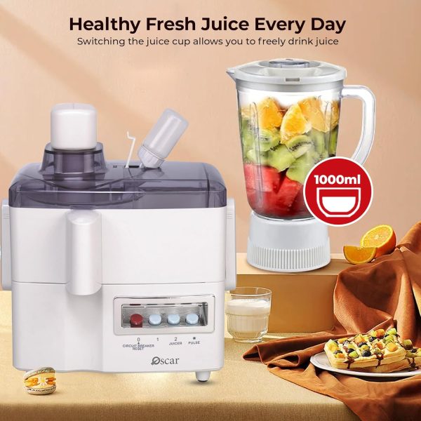 ⁦OSCAR | Food Processor | Model: OFB176 | One Solution for Cutting, Chopping, and Dough Making, etc | Multiple Accessories, Large Capacity Bowl, Powerful Motor, Strong Construction⁩ - الصورة ⁦9⁩