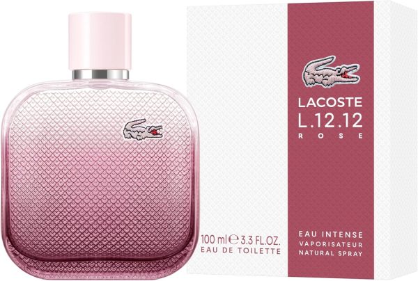 ⁦Lacoste L.12.12 Rose Eau Intense For Her Eau de Toilette 100ml⁩ - الصورة ⁦2⁩