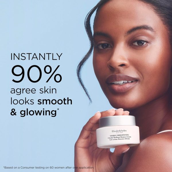⁦Elizabeth Arden, Visible Brightening Gel Cream, Booster for Shine, Moisturising Face Cream, Skin Care, Dark Spots, Smoothing⁩ - الصورة ⁦2⁩