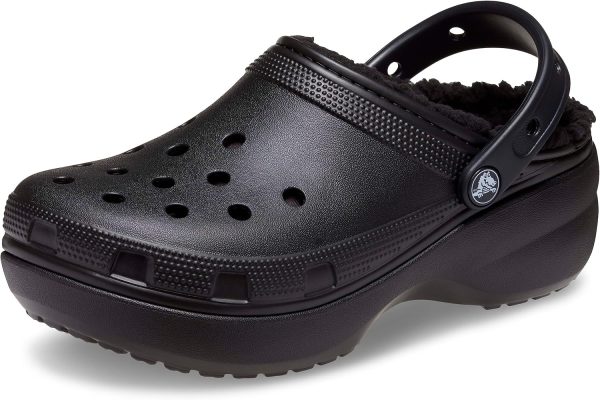 Crocs Womens Classic Platform Lined Clogs Clog