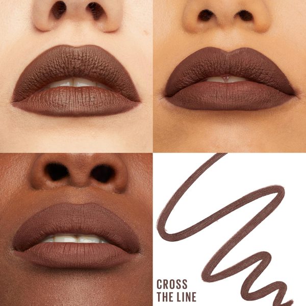 ⁦MAYBELLINE - Lifter Liner Lipstick with Hyaluronic Acid, Cross the Line, 1 Count⁩ - الصورة ⁦2⁩