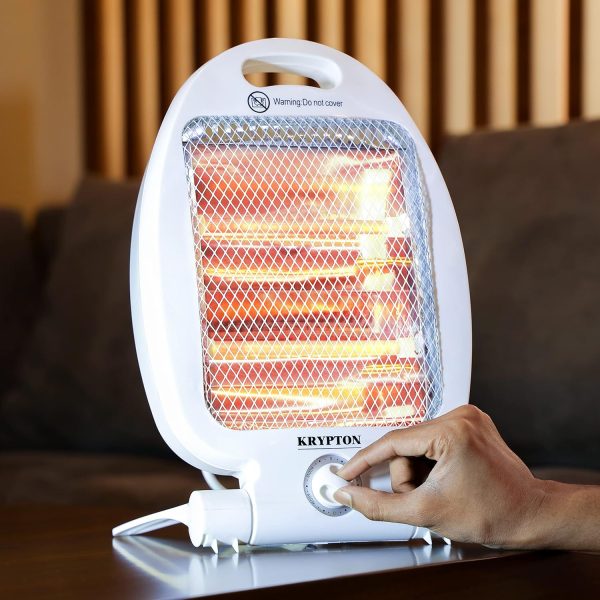 ⁦Krypton Quartz Heater, Long And Equably Heating, KNQH6364 | Safety Tip-Over Protect | Quartz Tubes | 2 Heat Settings | Carry Handle | 2 Years Warranty⁩ - الصورة ⁦4⁩
