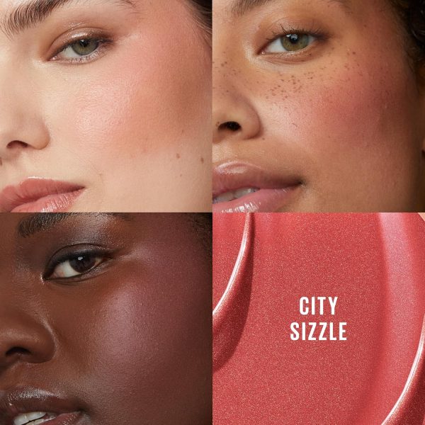⁦MAYBELLINE New York, Sunkisser Multi-Use Liquid Glow Blush and Bronzer, Blendable, Longwear, Glowy Make Up, with Vitamin E, 06 City Sizzle, 1 Count⁩ - الصورة ⁦5⁩