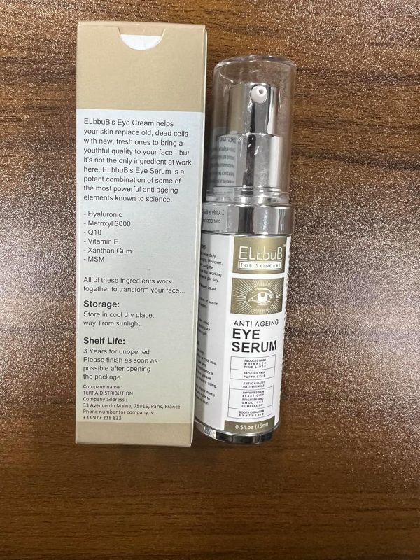 ⁦Anti Ageing Eye Cream - Anti Wrinkle Eye Serum for Puffy Eyes, Dark Circles, Eye Bags, Crows Feet, Wrinkles,Reduces Wrinkles Saggy Skin Puffy Eyes⁩ - الصورة ⁦3⁩