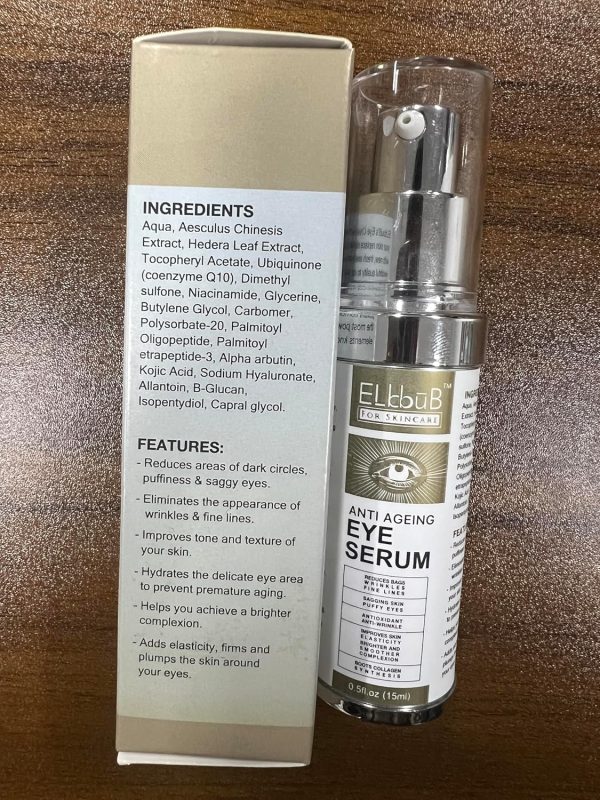 ⁦Anti Ageing Eye Cream - Anti Wrinkle Eye Serum for Puffy Eyes, Dark Circles, Eye Bags, Crows Feet, Wrinkles,Reduces Wrinkles Saggy Skin Puffy Eyes⁩ - الصورة ⁦2⁩
