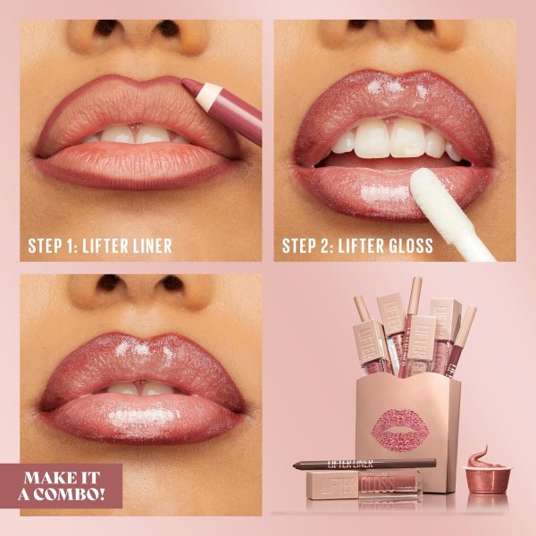 ⁦MAYBELLINE - Lifter Liner Lipstick with Hyaluronic Acid, Cross the Line, 1 Count⁩ - الصورة ⁦6⁩