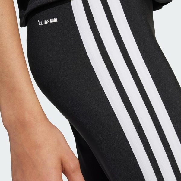 ⁦adidas Girls Train Essentials 3-Stripes Leggings Kids Tights⁩ - الصورة ⁦3⁩