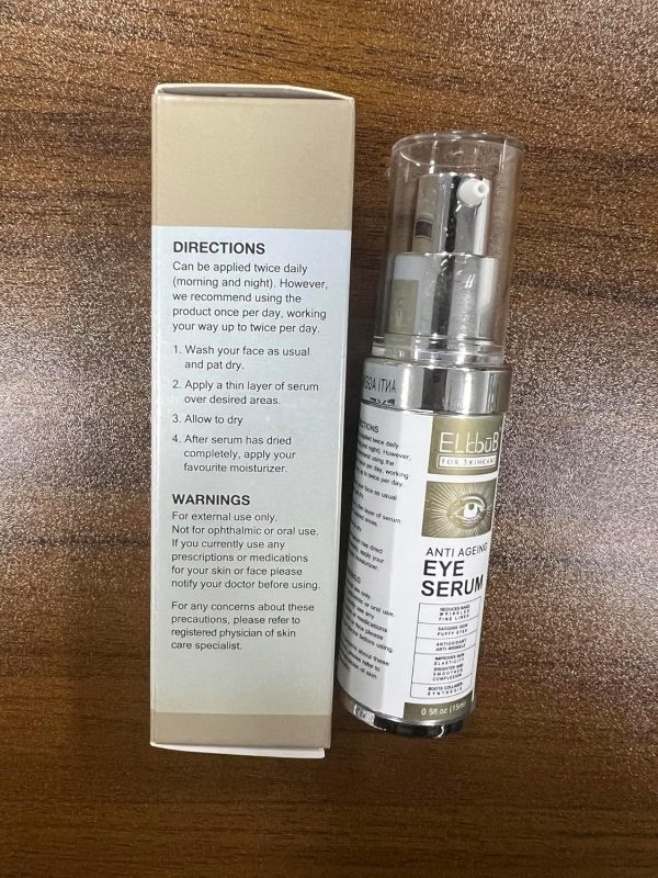 ⁦Anti Ageing Eye Cream - Anti Wrinkle Eye Serum for Puffy Eyes, Dark Circles, Eye Bags, Crows Feet, Wrinkles,Reduces Wrinkles Saggy Skin Puffy Eyes⁩ - الصورة ⁦4⁩