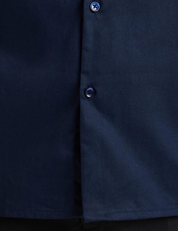 ⁦Diverse Men's Formal Shirt (8903905011992_Dvf01F2L01-126_40_Navy)⁩ - الصورة ⁦8⁩