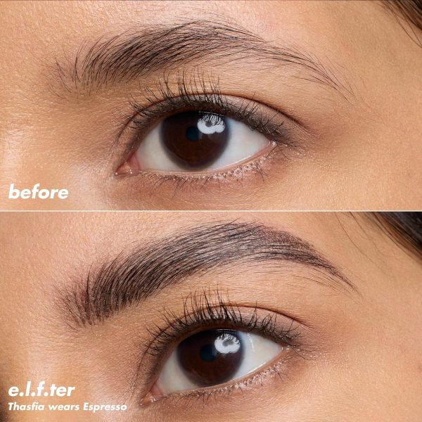 ⁦e.l.f. Holy Strokes Micro-Fine Brow Pen, for a Natural Look, Long-Lasting Eyebrow Pencil, Waterproof & Smudge-Proof, Vegan & Cruelty-Free, Espresso⁩ - الصورة ⁦2⁩