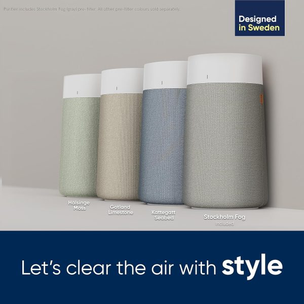 ⁦Blueair – Blue Max/Pure 3450i, Smart Air Purifier, Air Quality Sensor, HEPASilent Filter UpTo 103m² Rooms Removes 99.97% Pollen, Dust, Mould, Bacteria, Viruses|Activated Carbon Reduces VOCs, Odours⁩ - الصورة ⁦10⁩
