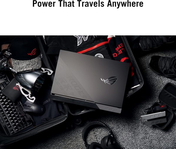 ⁦ASUS ROG Strix Scar 15 Gaming Laptop, 15.6" 300Hz IPS Type FHD Display, NVIDIA GeForce RTX 3080, AMD Ryzen 9 5900HX, 16GB DDR4, 1TB SSD, Opti-Mechanical Per-Key RGB Keyboard, Windows 11, G533QS-DS94⁩ - الصورة ⁦8⁩