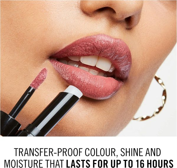 ⁦Rimmel London Lasting Provocalips - 440 - Maroon Swoon Liquid Lipstick, 2.2ml + 1.7g⁩ - الصورة ⁦4⁩