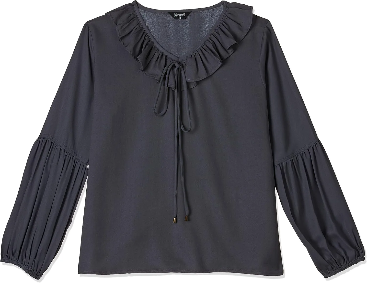 Krave Women Maroon Solid Tops jpg