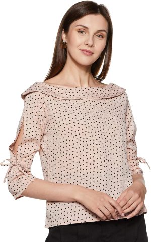 Krave Women's Polka dot Regular Top