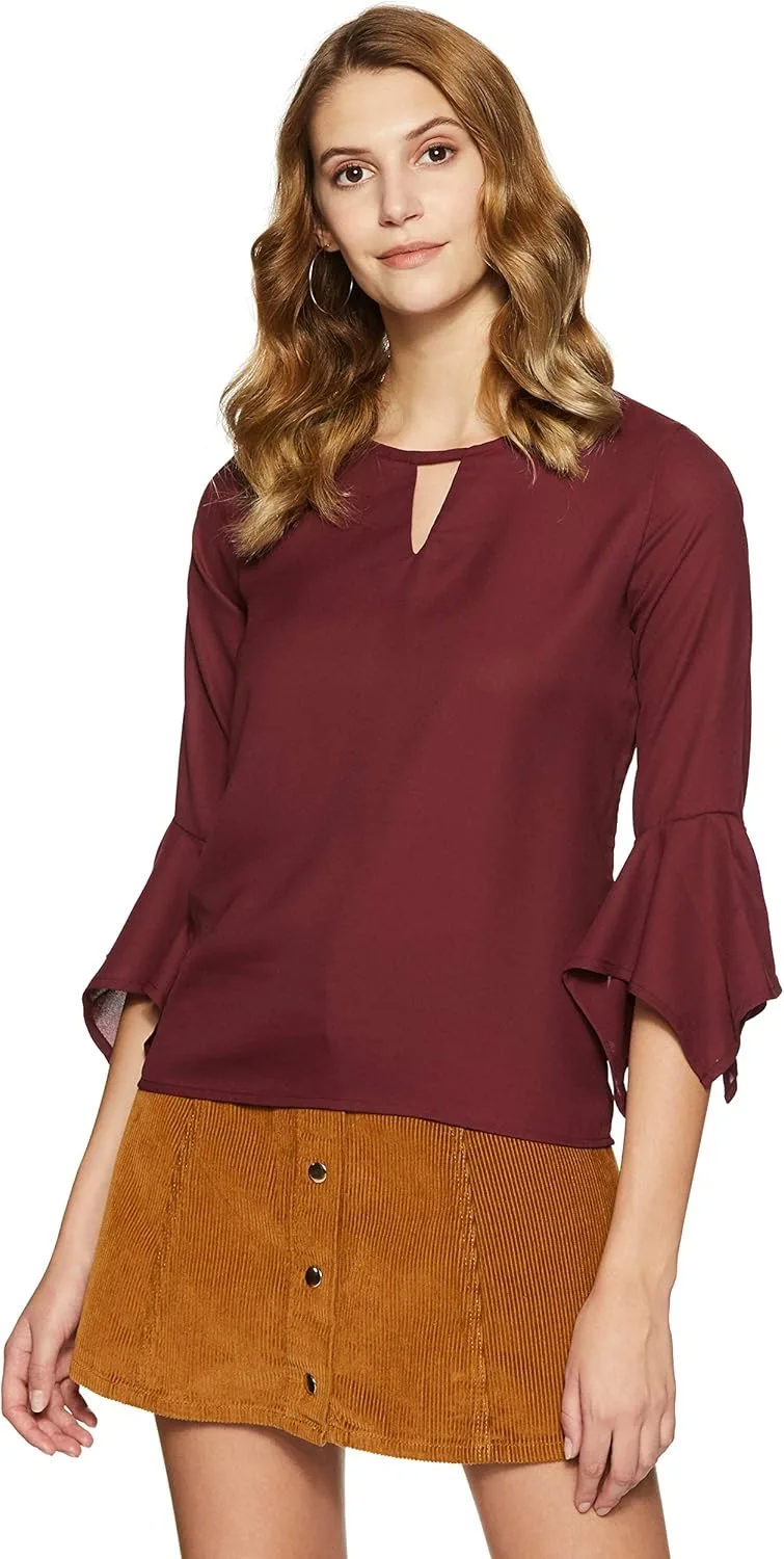 Krave Womens Solid Regular Top jpg