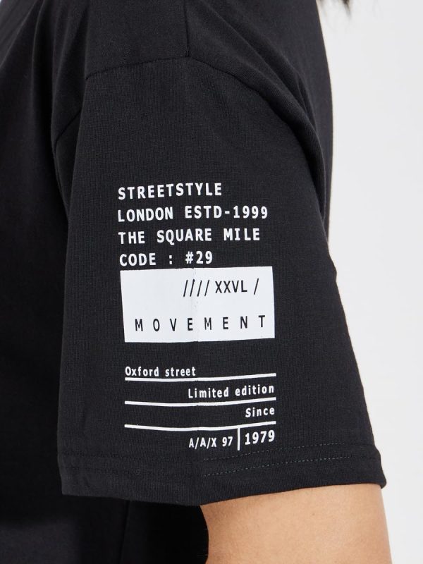 ⁦Styli Womene Cotton Jersey Regular Fit Printed T-Shirt⁩ - الصورة ⁦4⁩