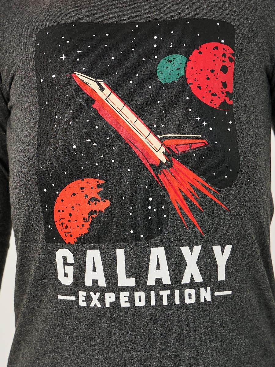 Styli Boys Graphic Print Round Neck T-Shirt 4 Styli Boys Graphic Print Round Neck T-Shirt - الصورة 4