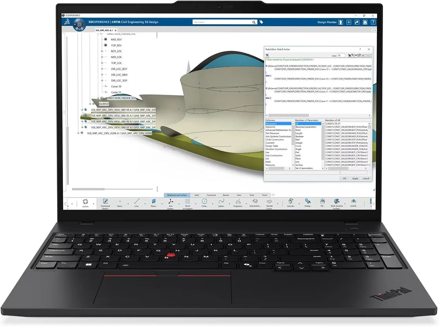 Lenovo ThinkPad P16s Gen 4 Laptop with AMD Ryzen AI 7 PRO 350 Processor, OLED 16” WQUXGA, 100% DCI-P3 Touchscreen Display, 64GB DDR5-5600MT of Memory, 1TB SSD, 5MP RGB+IR Cam, Wi-Fi 7, and Win 11 Pro