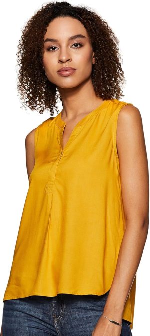 Amazon Brand - Symbol Women's Solid Regular Fit Top