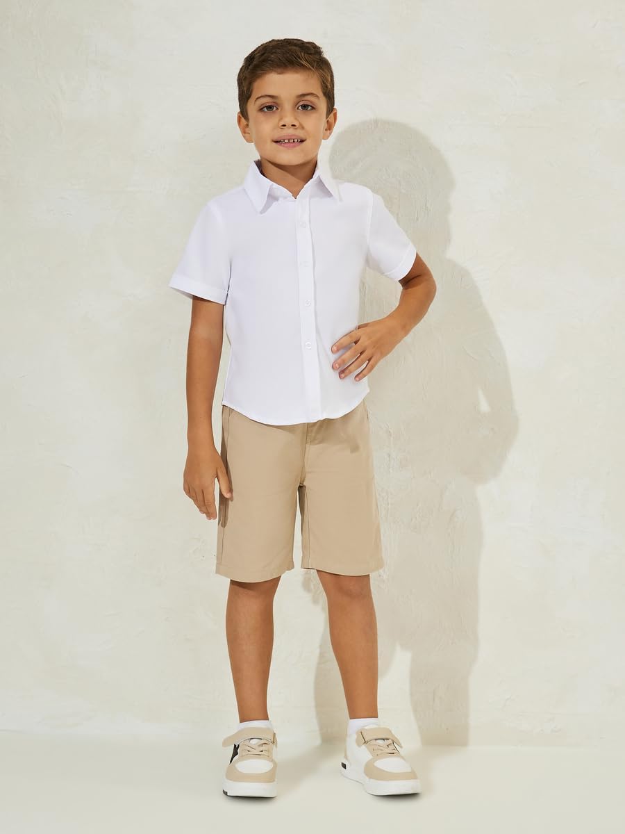 قميص سادة باكمام قصيرة وازرار امامية للاولاد من ستايلي، موديل 2111330536 2 قميص سادة باكمام قصيرة وازرار امامية للاولاد من ستايلي، موديل 2111330536 - الصورة 2