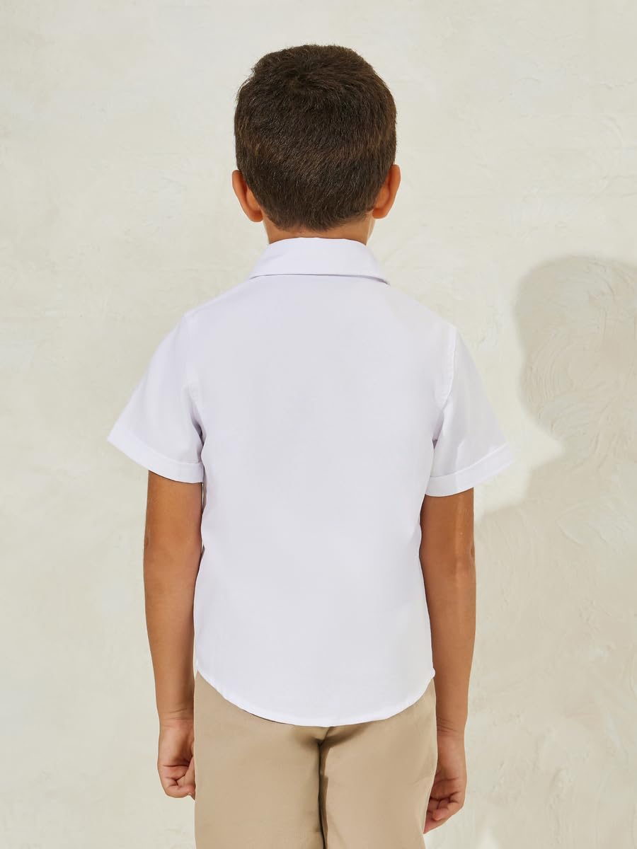 قميص سادة باكمام قصيرة وازرار امامية للاولاد من ستايلي، موديل 2111330536 4 قميص سادة باكمام قصيرة وازرار امامية للاولاد من ستايلي، موديل 2111330536 - الصورة 4
