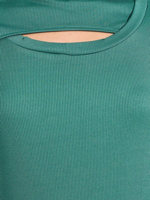 ⁦Styli Women 7008883213 Rib Cut-Out Detail Knit Top⁩ - الصورة ⁦3⁩