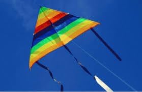 Large Colorful Rainbow Kite for Kids, Large Kite Easy to Fly for Kids and Adults, Easily Fly in Strong or Light Winds.