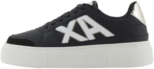 Armani Exchange Women's Kurt, Colour Contrast, Chunky Sole Trainers