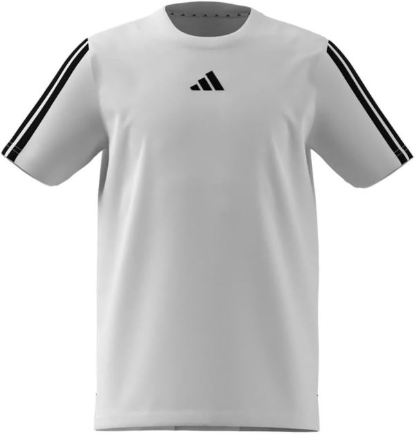 ⁦adidas Boys Train Essentials 3-Stripes T-Shirt Kids T-Shirt⁩ - الصورة ⁦8⁩