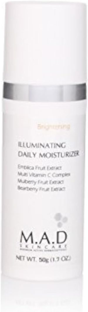 M.A.D Skincare Brightening Illuminating Daily Moisturizer, 50g (1.7oz)