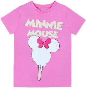 Disney Girls Disney Minnie Mouse Kids Girls Short Sleeves T-Shirt Western (pack of 1)