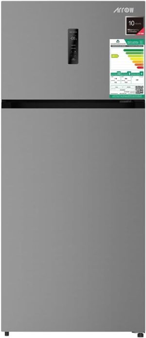 Arrow Double Door Refrigerator 512L Cubic feet-18.1, Lnox colour RO-680RNS