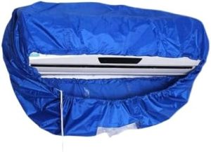 Biki Split Air Conditioner Cleaning Cover Bag, Wall Mounted, 2.4M Water Pipe, Dust Washing Clean Protector Kit for 1P-1.5P AC Units