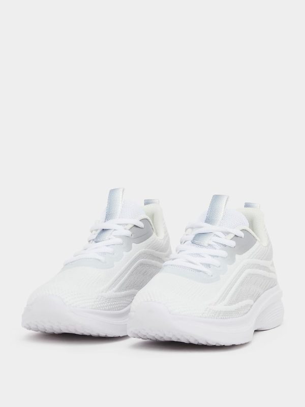 ⁦Styli Women Textured Lace Up Running Shoes⁩ - الصورة ⁦2⁩
