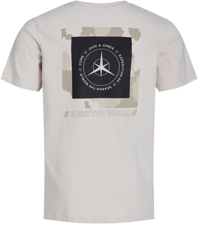 JACK & JONES Boy's Filo Short-Sleeves Crew Neck JUNIOR T-Shirt 2 JACK & JONES Boy's Filo Short-Sleeves Crew Neck JUNIOR T-Shirt - الصورة 2