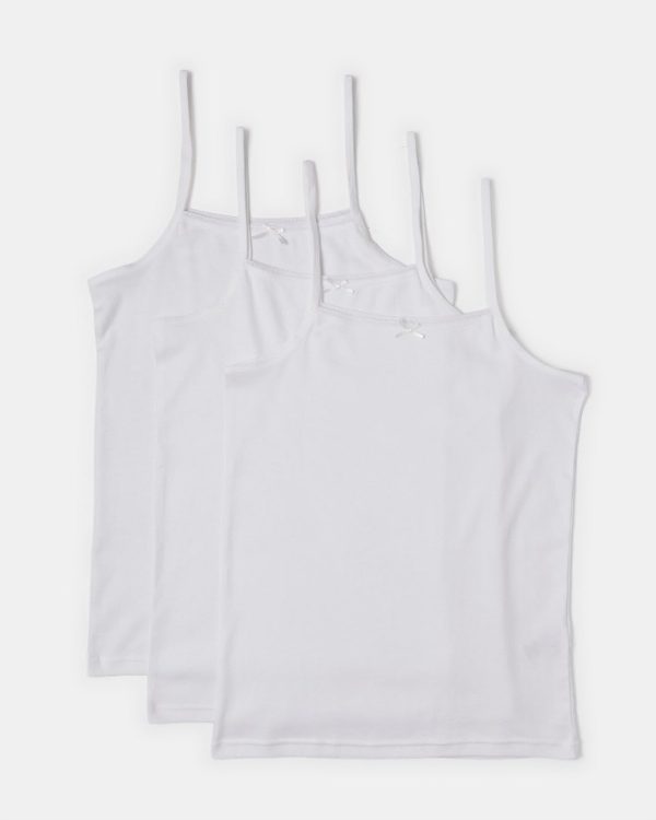 ⁦REDTAG Senior Girls Basic Vest Set (Pack Of 3)⁩ - الصورة ⁦2⁩