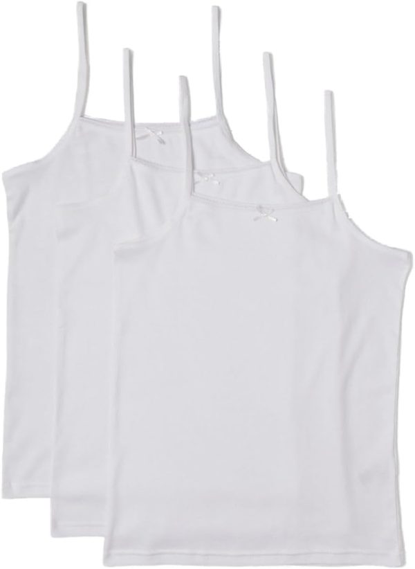 REDTAG Senior Girls Basic Vest Set (Pack Of 3)