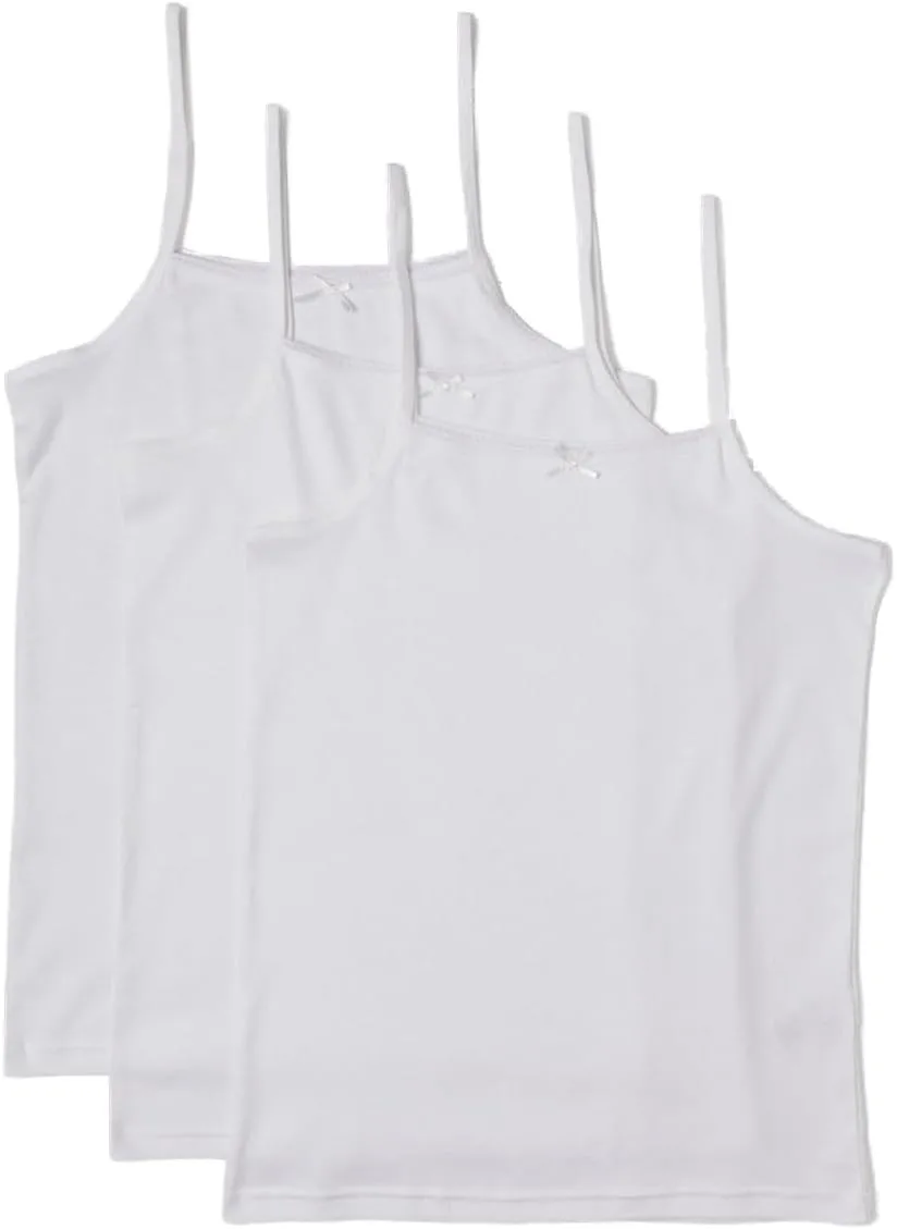 REDTAG Senior Girls Basic Vest Set (Pack Of 3)