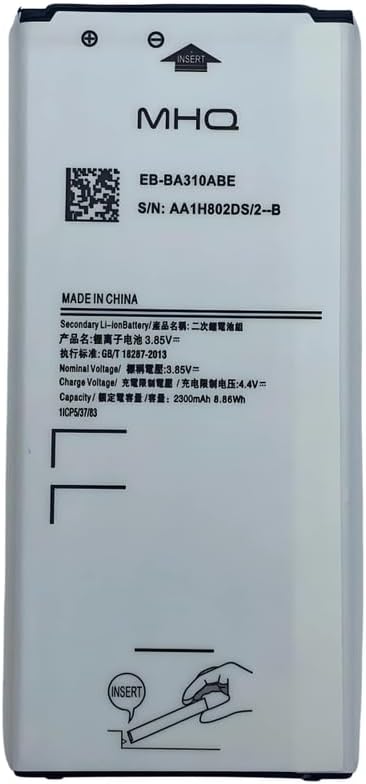 M.H.Q Battery Compatible With Sam A310 (Sma310) Ebba310Abe Battery 1 M.H.Q Battery Compatible With Sam A310 (Sma310) Ebba310Abe Battery
