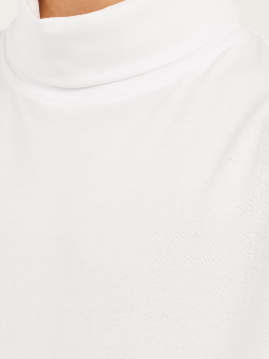 تيشيرت سادة برقبة عالية مع تفاصيل رقعة للاولاد من ستايلي 4 تيشيرت سادة برقبة عالية مع تفاصيل رقعة للاولاد من ستايلي - الصورة 4