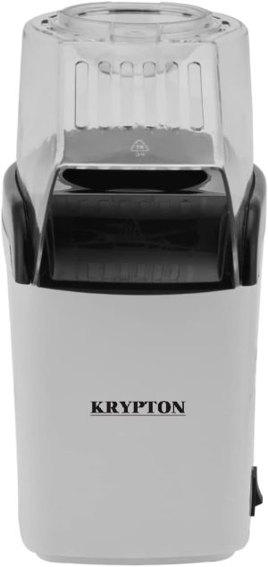 Krypton Popcorn Maker, Hot Air Popcorn Popper Maker, KNPM6301 | 1200W Electric Popcorn Machine | No Oil Healthy Snack | Perfect for Home, Party and Family