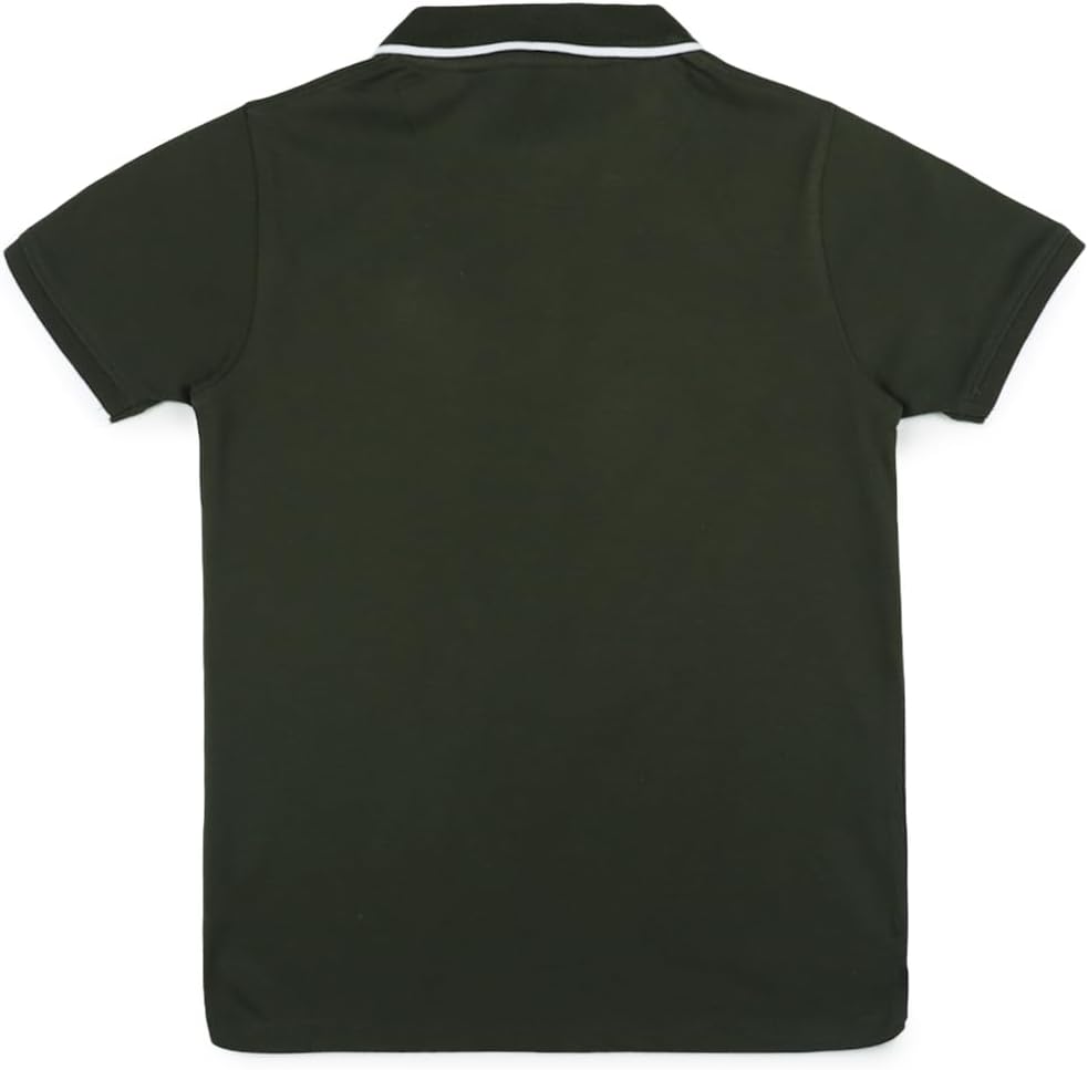 Deniklo Boys' Polo T-Shirt & Shorts Set 100% Cotton Bio-Washed Fabric 4 Deniklo Boys' Polo T-Shirt & Shorts Set 100% Cotton Bio-Washed Fabric - الصورة 4