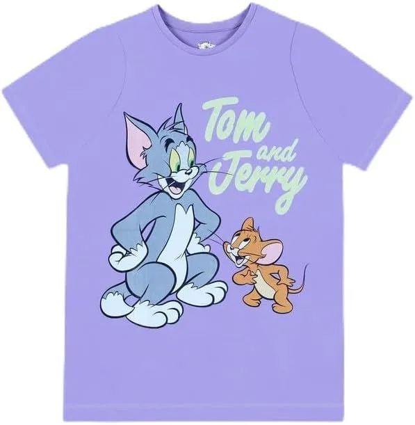 Warner Bros Girls Warner Bros. Tom & Jerry Kids Girls Short Sleeves T-Shirt Western (pack of 1)