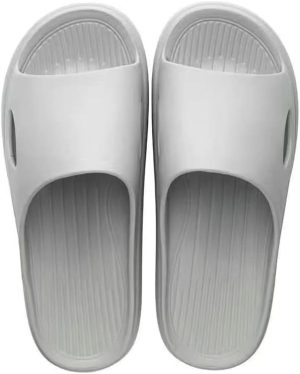 AioTio Slippers for Women Women's Indoor Non-slip Silent Slippers, Domestic Thick Soled Couples Bathroom Slippers, Men's Slippers for Bathing