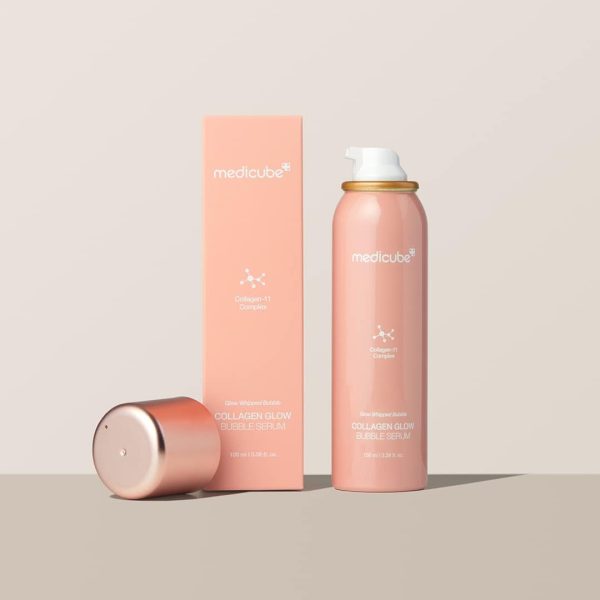 ⁦Medicube Collagen Glow Bubble Serum - Fast-absorbing bubble-type serum that gives you 24h Glow & Lifted Look - Korean skincare (3.38fl.oz.)⁩ - الصورة ⁦7⁩
