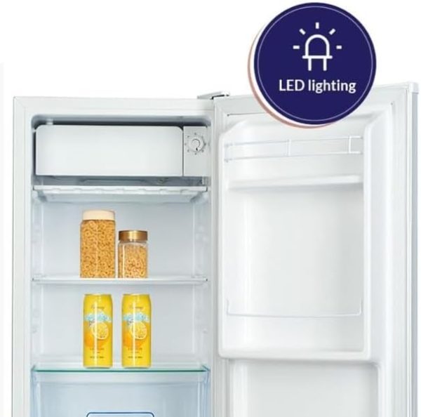 ⁦ARROW Single Door Refrigerator - 86 Liters, White, RO-135RDK⁩ - الصورة ⁦5⁩