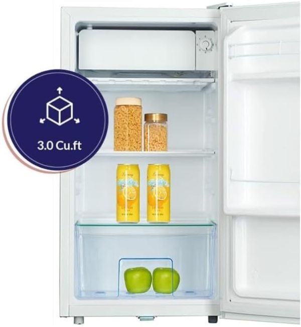 ⁦ARROW Single Door Refrigerator - 86 Liters, White, RO-135RDK⁩ - الصورة ⁦6⁩