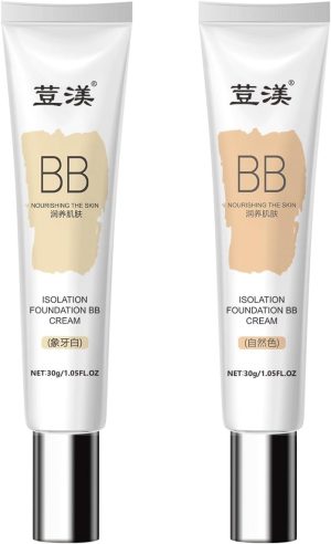 NALACAL Hydrating BB Cream, Full-Coverage Foundation & Concealer, Tinted Moisturizer for Brightening & Even Skin Tone, Firming Color Correcting Cream for All Skin Types